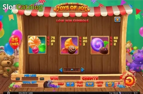 Οθόνη4. Toys of Joy Κουλοχέρης