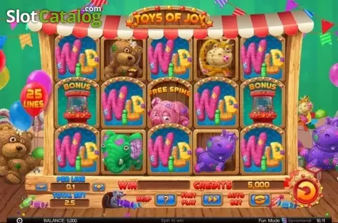 Οθόνη7. Toys of Joy Κουλοχέρης