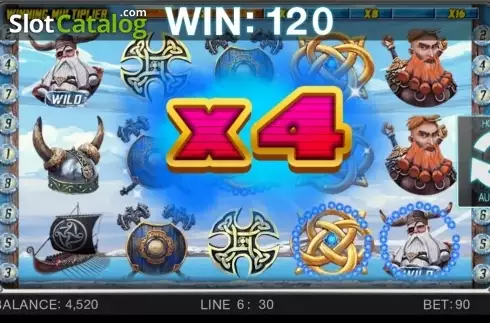 Οθόνη4. Viking's Glory Κουλοχέρης 