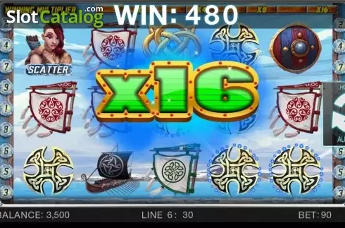 Οθόνη7. Viking's Glory Κουλοχέρης 