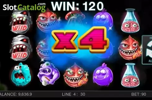 Οθόνη4. Wacky monsters Κουλοχέρης