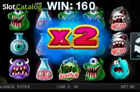 Οθόνη6. Wacky monsters Κουλοχέρης