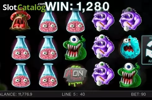 Οθόνη7. Wacky monsters Κουλοχέρης