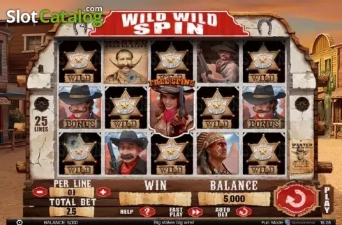 Οθόνη8. Wild Wild Spin Κουλοχέρης 