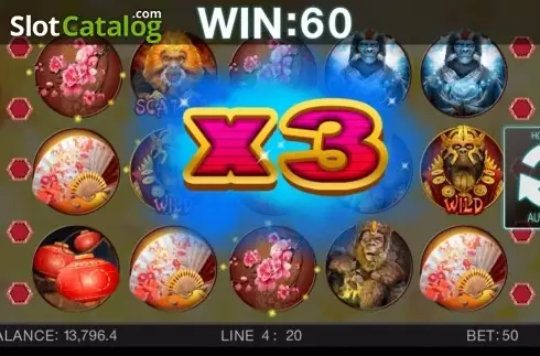 Οθόνη4. Year of the monkey (Spinomenal) Κουλοχέρης