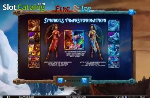 Οθόνη2. Fire & Ice (Spinomenal) Κουλοχέρης