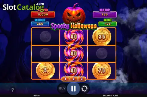 Οθόνη3. Spooky Halloween - Hold & Hit 3x3 Κουλοχέρης 