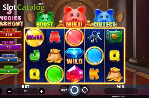 Οθόνη2. 3 Piggies Cashout Κουλοχέρης 