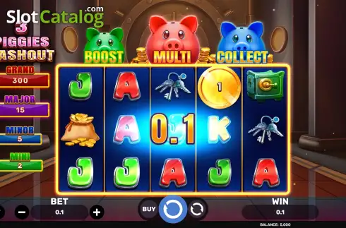 Οθόνη3. 3 Piggies Cashout Κουλοχέρης 