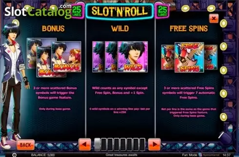 Οθόνη2. Slot 'N' Roll Κουλοχέρης