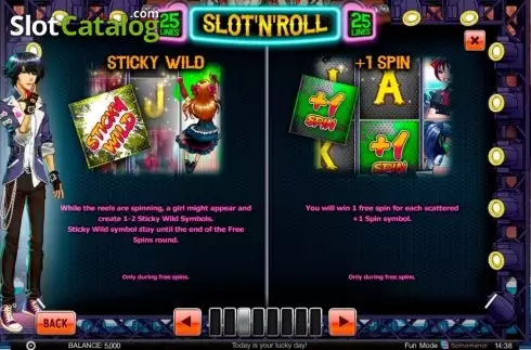 Οθόνη4. Slot 'N' Roll Κουλοχέρης