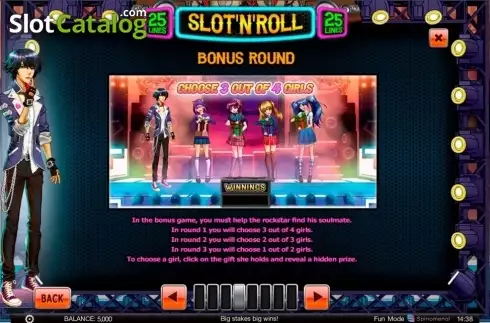 Οθόνη5. Slot 'N' Roll Κουλοχέρης