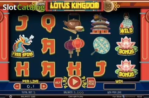 Οθόνη8. Lotus Kingdom Κουλοχέρης