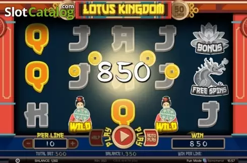 Οθόνη9. Lotus Kingdom Κουλοχέρης