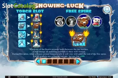 Οθόνη2. Snowing Luck Κουλοχέρης