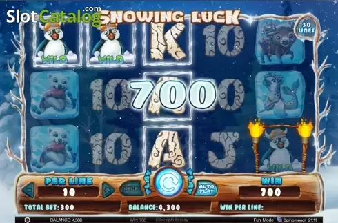 Οθόνη9. Snowing Luck Κουλοχέρης
