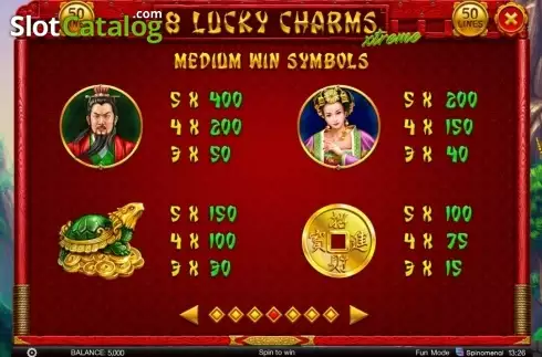 Οθόνη5. 8 Lucky Charms Xtreme Κουλοχέρης 