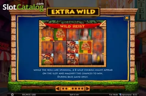 Οθόνη4. Wild Heist Κουλοχέρης 
