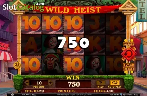 Οθόνη9. Wild Heist Κουλοχέρης 