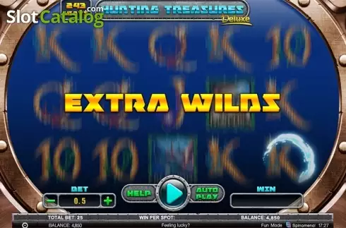 Οθόνη3. Hunting Treasures Deluxe Κουλοχέρης