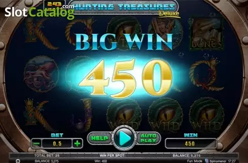 Οθόνη5. Hunting Treasures Deluxe Κουλοχέρης