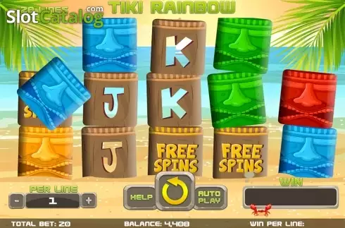 Οθόνη8. Tiki Rainbow Κουλοχέρης