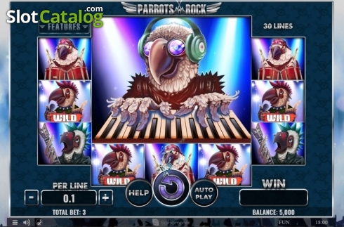 Οθόνη2. Parrots Rock Κουλοχέρης