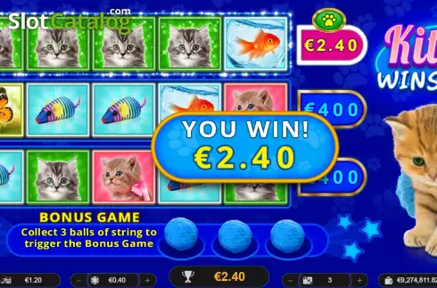 Οθόνη3. Kitty Wins Κουλοχέρης