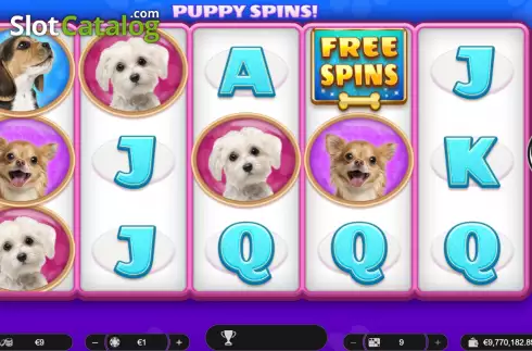 Οθόνη2. Puppy Spins Κουλοχέρης