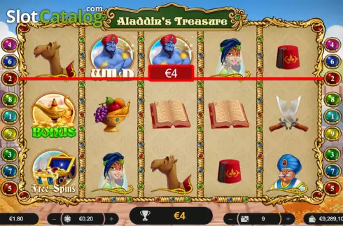 Οθόνη3. Aladdin's Treasure (Spinoro) Κουλοχέρης 
