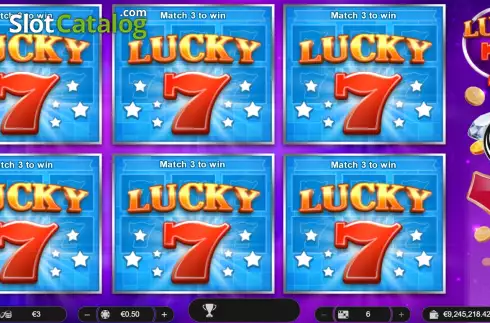 Οθόνη2. Lucky 7's Scratch Κουλοχέρης
