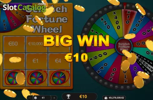 Οθόνη3. Fortune Wheel Scratch Κουλοχέρης