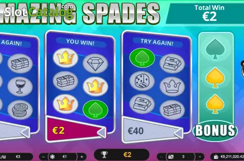 Οθόνη3. Amazing Spades Κουλοχέρης