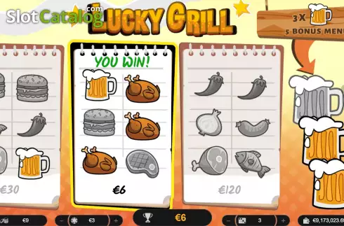 Οθόνη3. Lucky Grill Κουλοχέρης