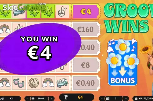 Οθόνη3. Groovy Wins Κουλοχέρης