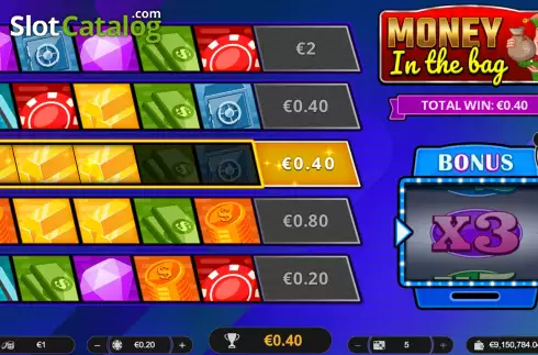 Οθόνη3. Money In The Bag Κουλοχέρης