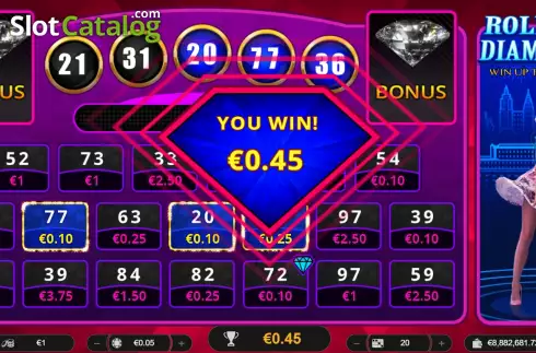 Οθόνη3. Rolling Diamonds Κουλοχέρης