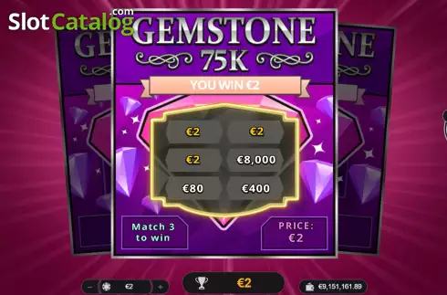 Οθόνη3. Gemstone 75k Κουλοχέρης