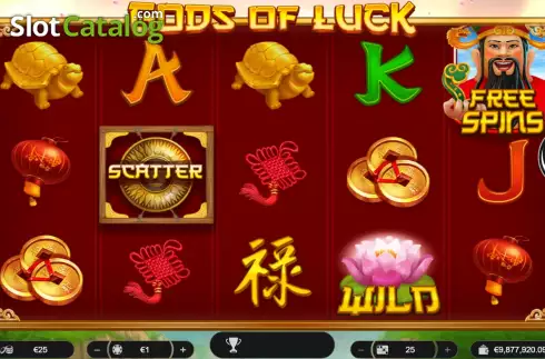 Οθόνη2. Gods of Luck Κουλοχέρης