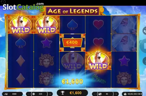 Οθόνη3. Age of Legends Κουλοχέρης
