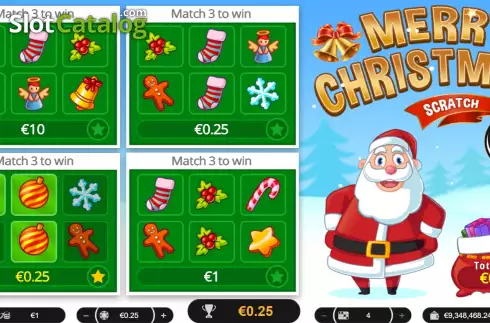 Οθόνη3. Merry Christmas Scratch Κουλοχέρης