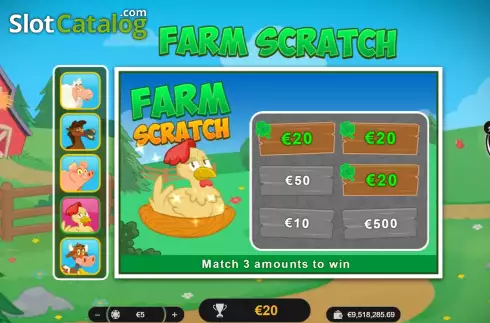 Οθόνη3. Farm Scratch Κουλοχέρης
