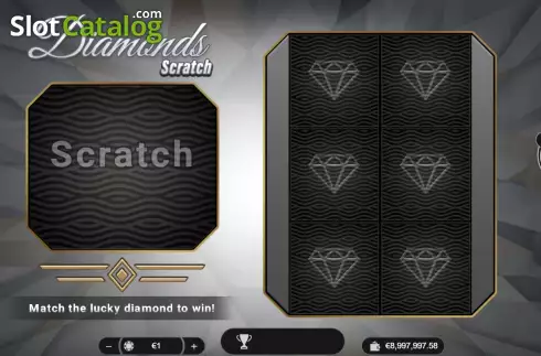 Οθόνη2. Diamonds Scratch Κουλοχέρης