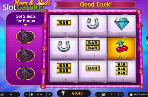 Οθόνη3. Bars & Bells Scratch Κουλοχέρης 
