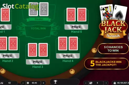 Οθόνη2. Black Jack Scratch (Spinoro) Κουλοχέρης