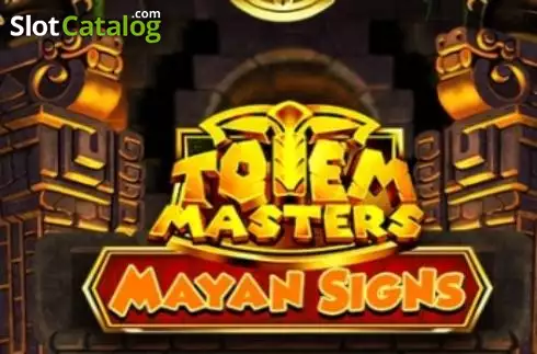 Totem Masters: Mayan Signs Λογότυπο Totem Masters: Mayan Signs Λογότυπο