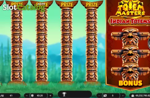 Οθόνη2. Totem Masters Indian Totems Κουλοχέρης