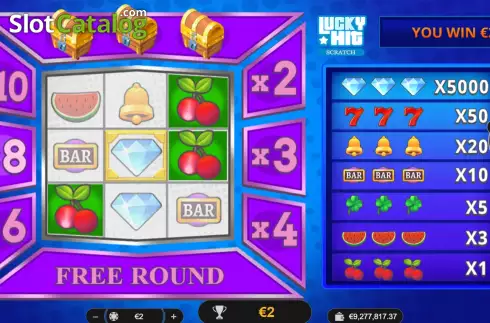 Οθόνη3. Lucky Hit Κουλοχέρης