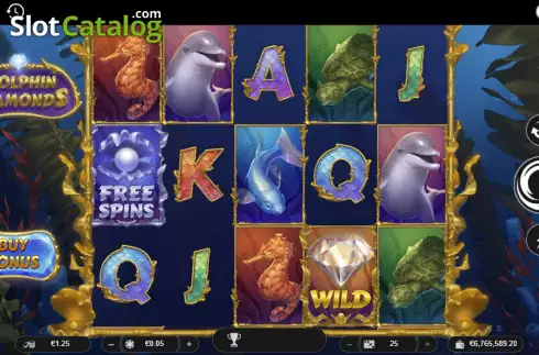Οθόνη2. Dolphin Diamonds Κουλοχέρης