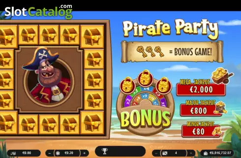 Οθόνη2. Pirate Party (Spinoro) Κουλοχέρης